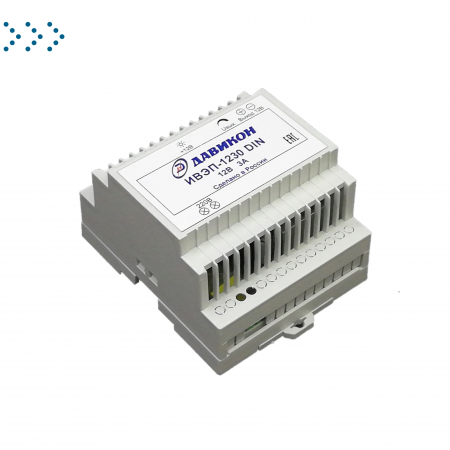 Источник вторичного электропитания импульсный на DIN-рейку, Uном[1]12В, Iном=3А